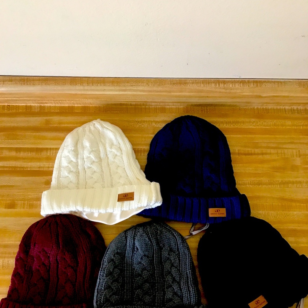 Irregular- Satin Lined Slouchy Brim Hat (Set of Four)
